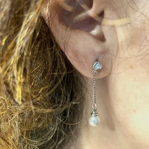 Classic Glass pearl earring